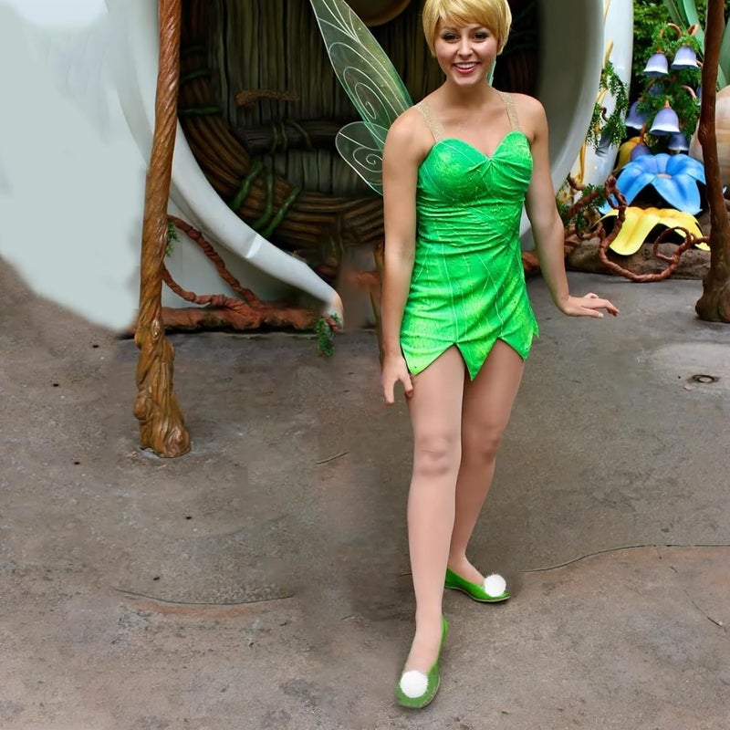 Dioxay Store Tinkerbell Pom Poms For Shoes Fluffy Shoe Clips & Shoe Pins Pompoms Perfect Accessory For Women's Tinkerbell Costume - Image 3